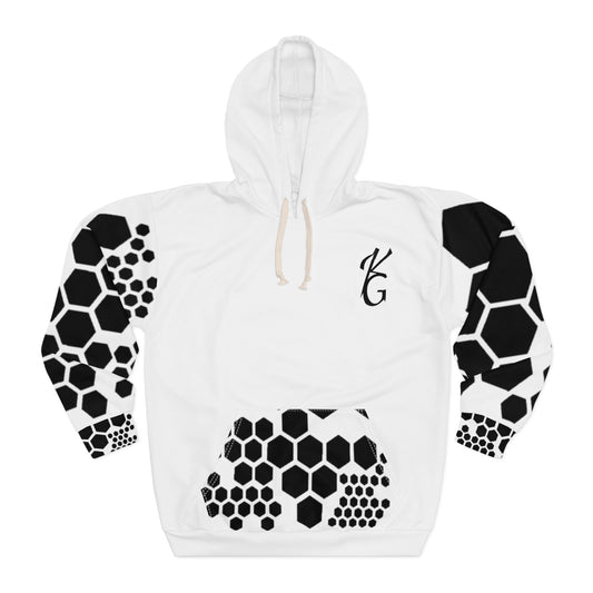 Unisex Pullover Hoodie (Black Honeycomb)/