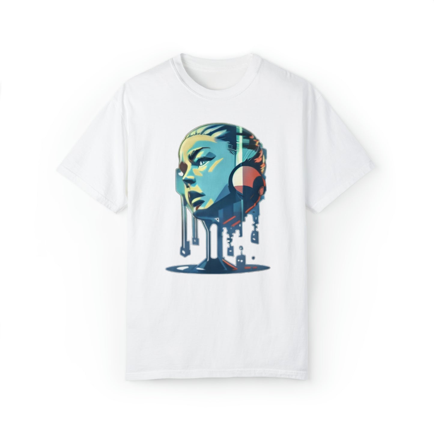 Unisex Garment-Dyed T-shirt ( Music Dripping)
