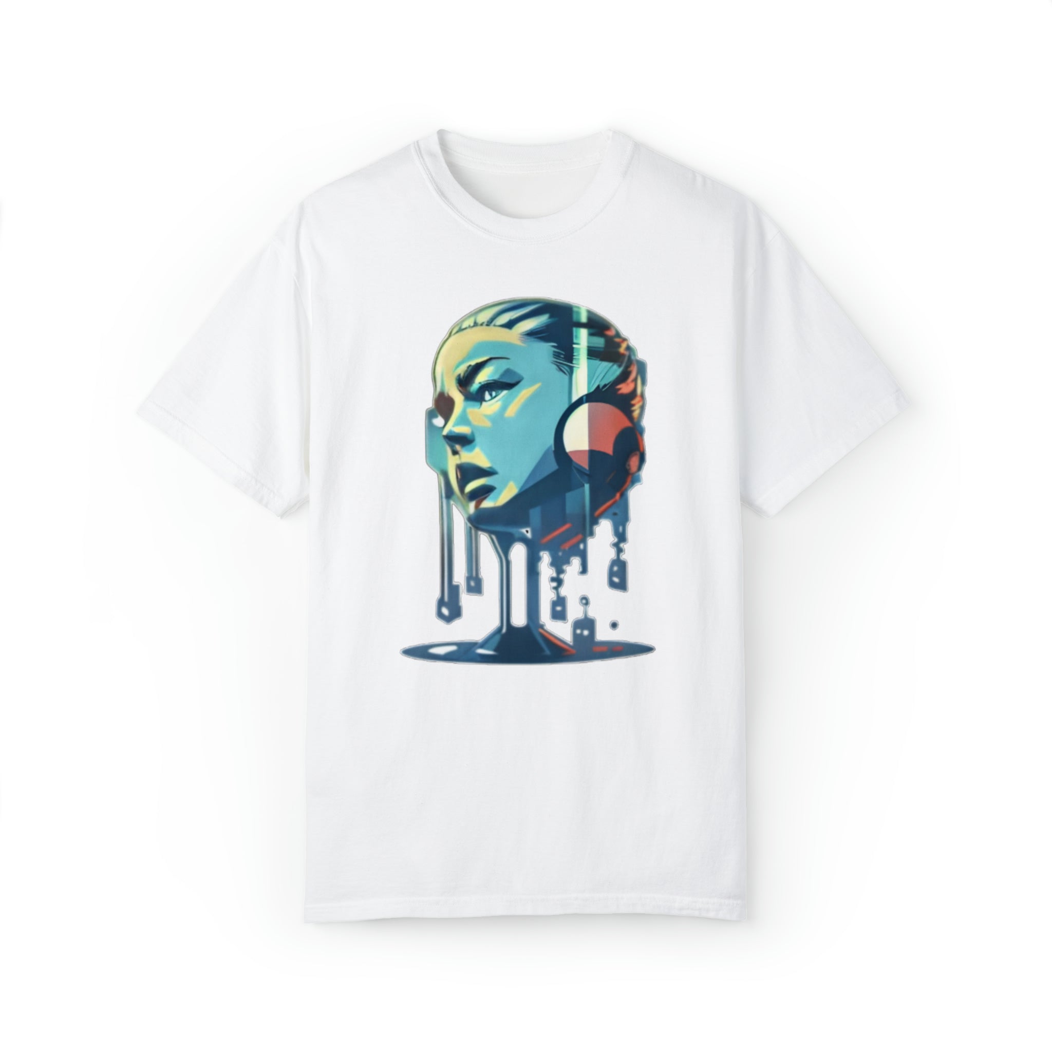 Unisex Garment-Dyed T-shirt ( Music Dripping)