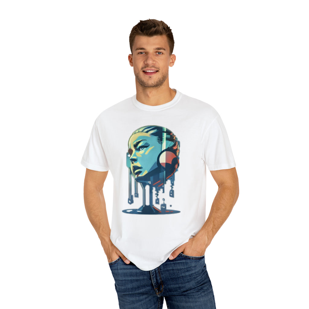 Unisex Garment-Dyed T-shirt ( Music Dripping)
