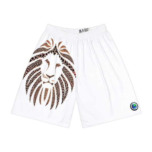 Men’s Sports Shorts Lion (AOP)
